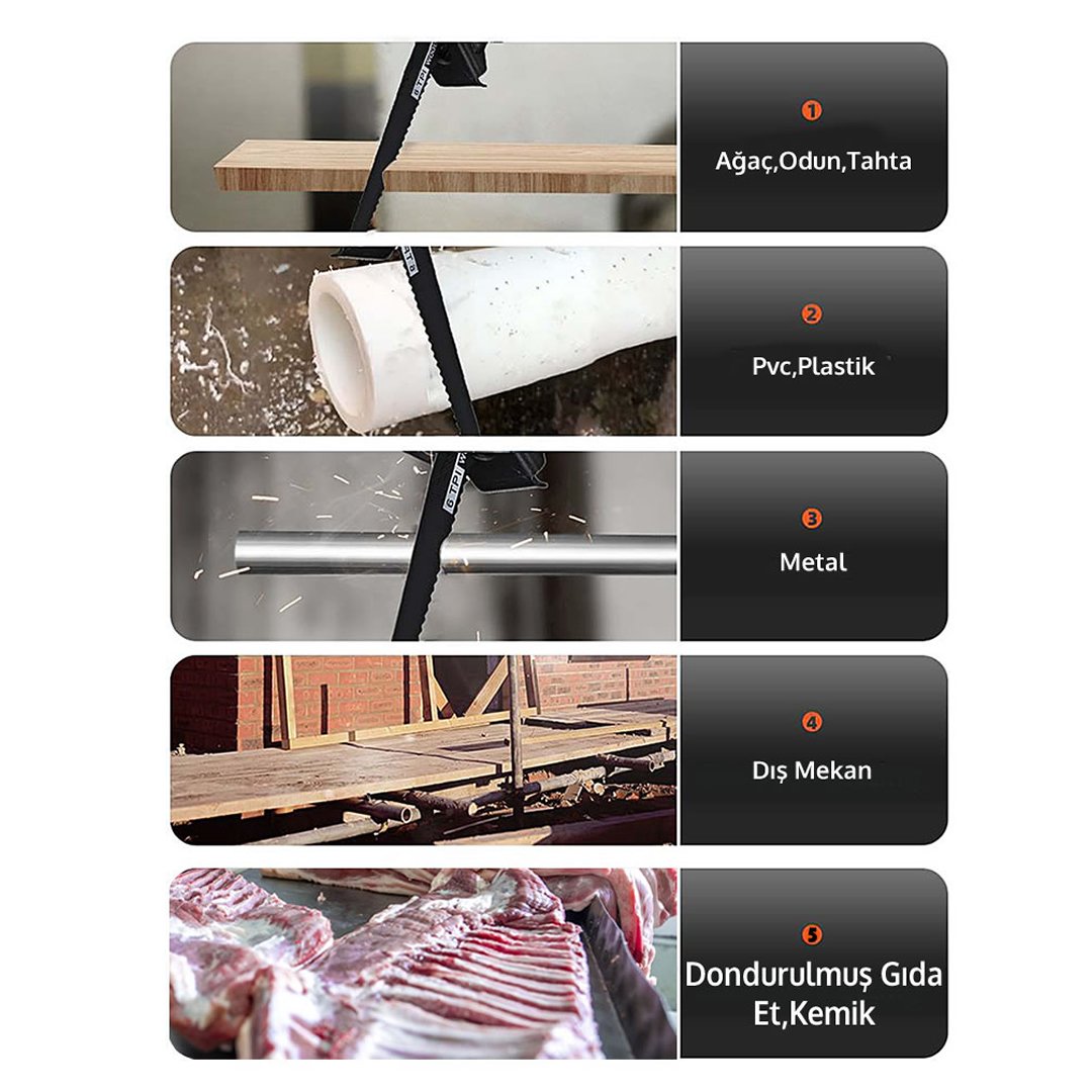 DewaltPlus DWP002 Elektrikli Tilki Kuyruğu Testere Kılıç Testere (Sarı) kullanım alanları