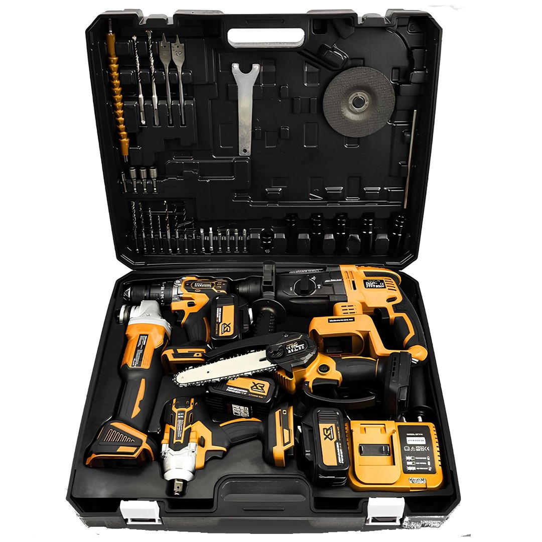 DewaltPlus DWP006 Akülü Süper 5li Set Makina 88vf 5ah çantası